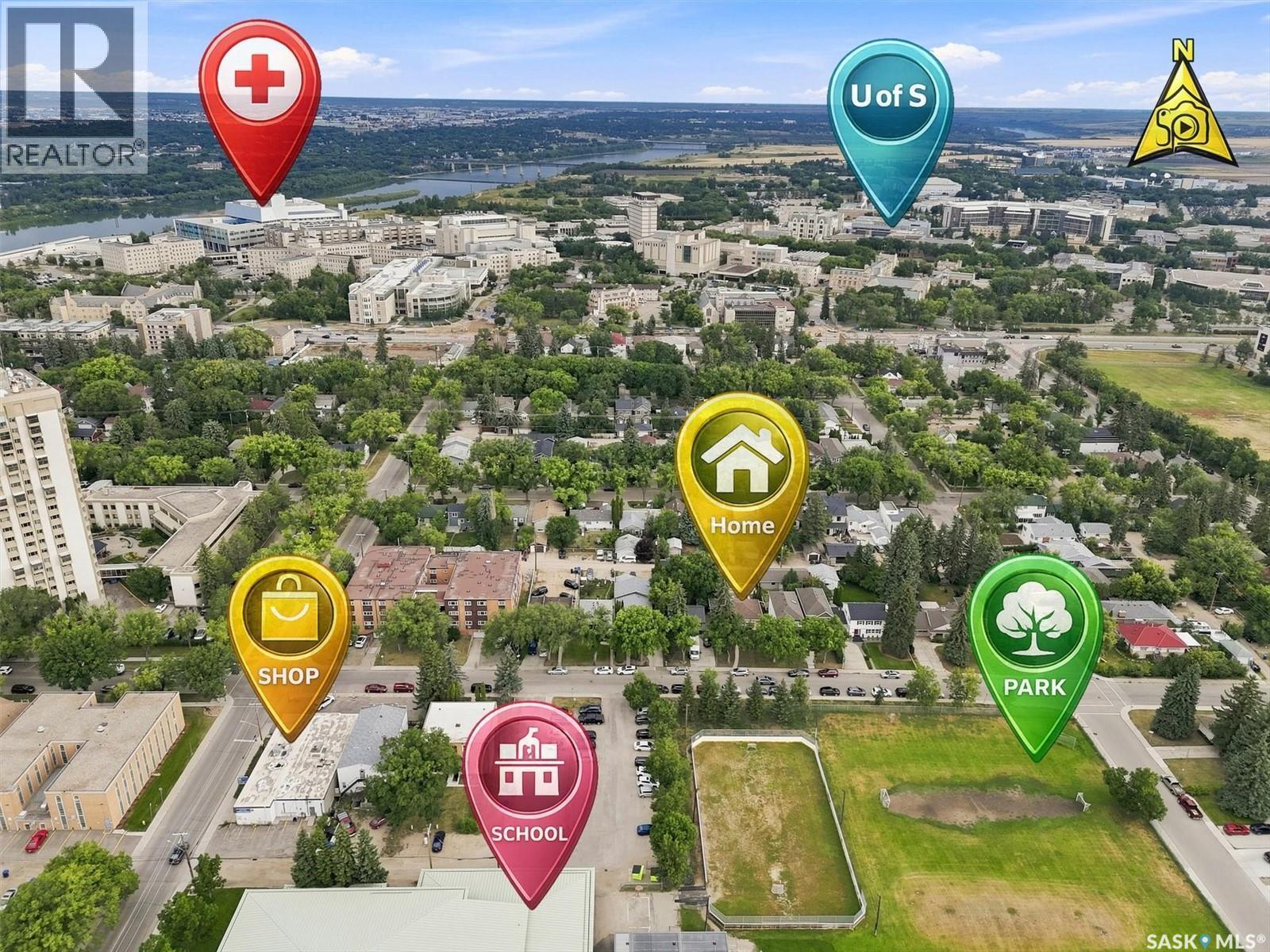 1325 Temperance Street, Saskatoon, SK - Outdoor With View