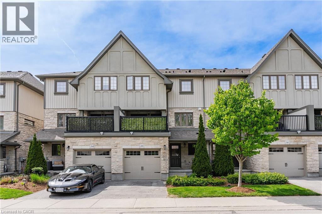 635 Saginaw Parkway Unit# 35, Cambridge, ON - Outdoor With Balcony With Facade