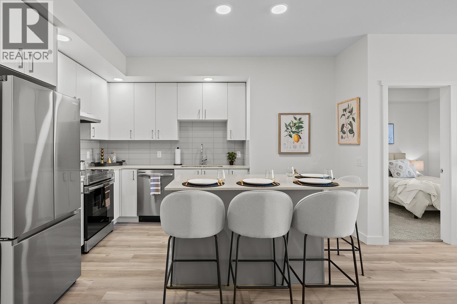 Kitchen - Photos are of a similar home; some features may vary - 1057 Frost Road Unit# 412, Kelowna, BC - Indoor Photo Showing Kitchen With Stainless Steel Kitchen