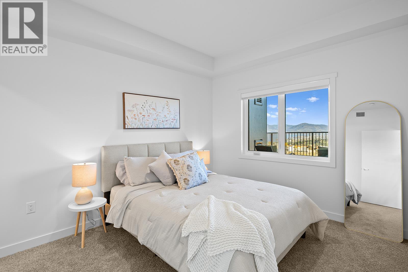 Bedroom - Photos are of a similar home; some features may vary - 1057 Frost Road Unit# 412, Kelowna, BC - Indoor Photo Showing Bedroom