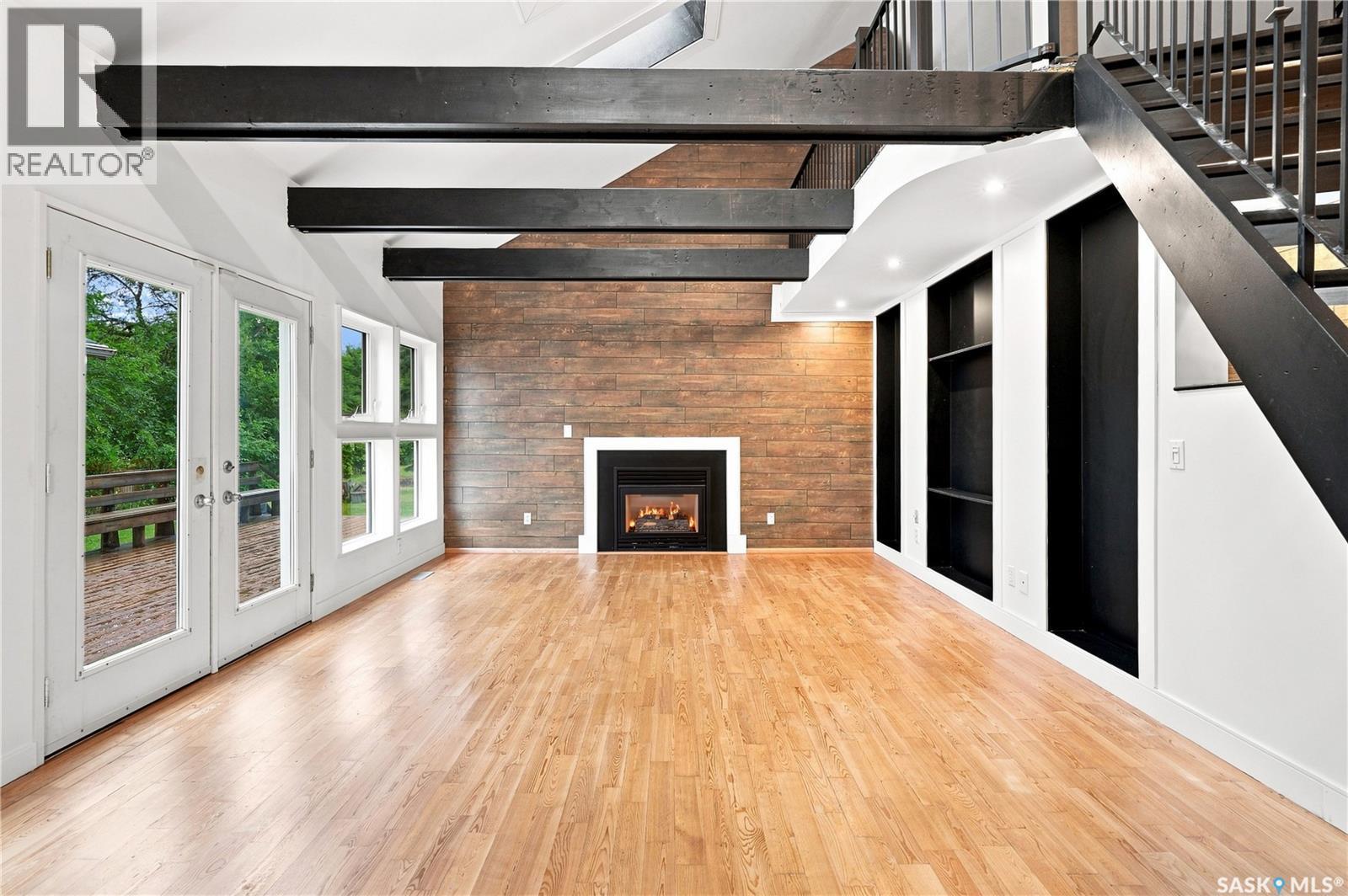 3445 11Th Street W, Saskatoon, SK - Indoor Photo Showing Other Room With Fireplace