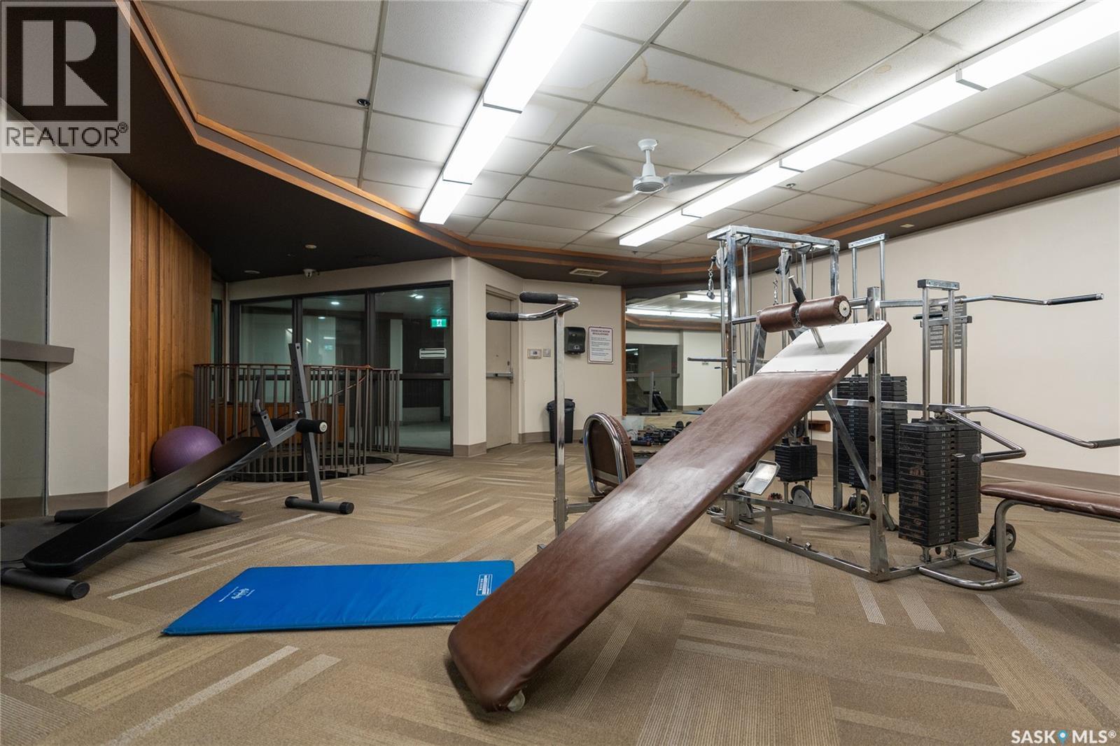 2402 311 6Th Avenue, Saskatoon, SK - Indoor Photo Showing Gym Room