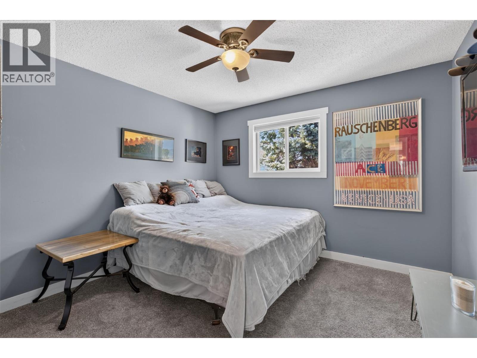 Spacious bedroom with plenty of room for furniture and personal touches. - 3703 Commonage Crescent, Vernon, BC - Indoor Photo Showing Bedroom