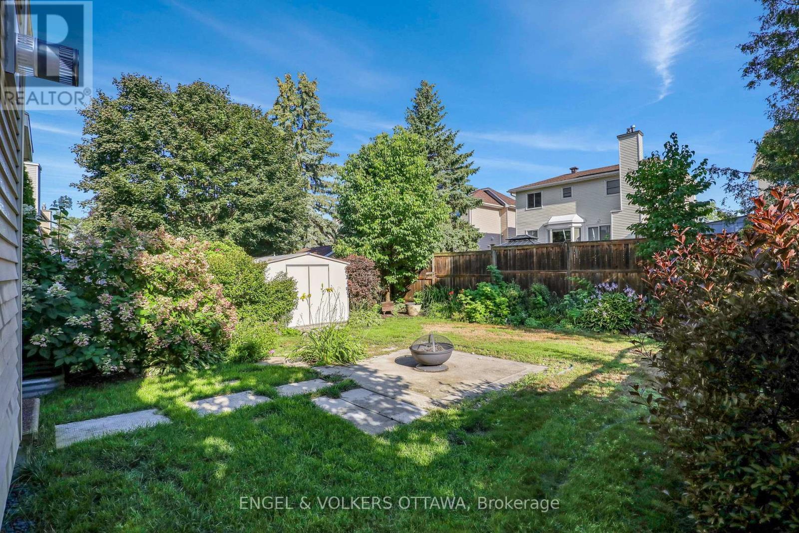 Large Private Backyard - 28 Weybridge Drive, Ottawa, ON - Outdoor With Backyard