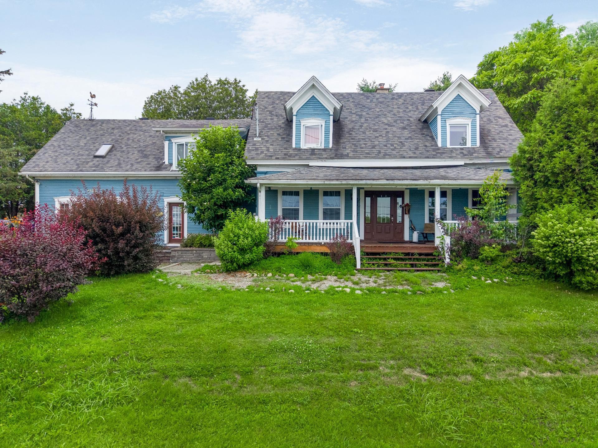 Front of Structure - 1575Z Ch. Des Pères, Magog, QC - Outdoor With Deck Patio Veranda With Facade