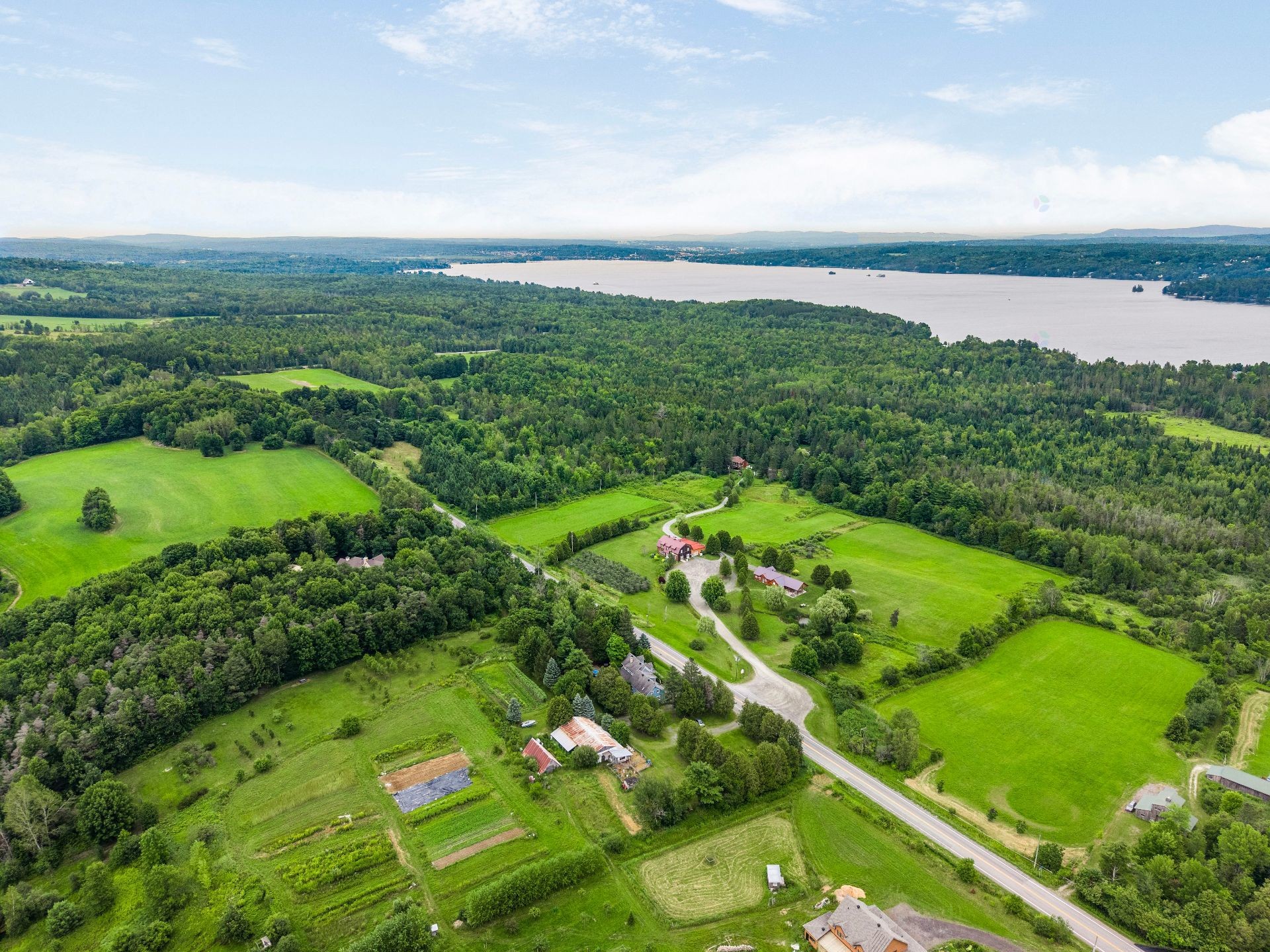 Aerial View - 1575Z Ch. Des Pères, Magog, QC - Outdoor With View