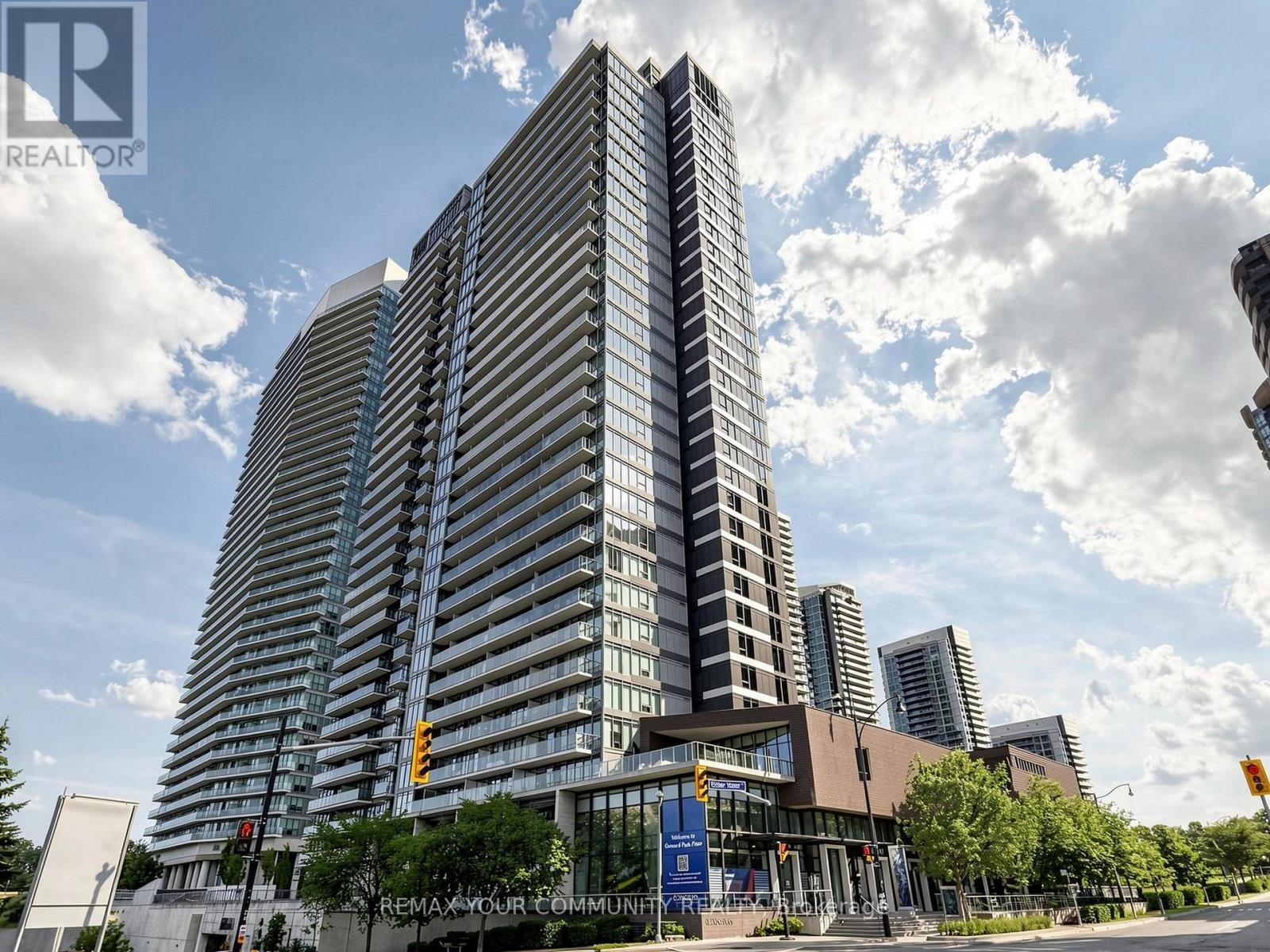 3302 - 121 Mcmahon Drive, Toronto, ON - Outdoor With Facade