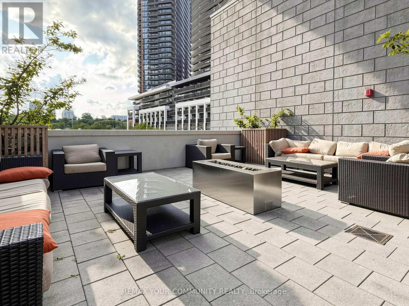 3302 - 121 Mcmahon Drive, Toronto, ON - Outdoor With Deck Patio Veranda With Exterior