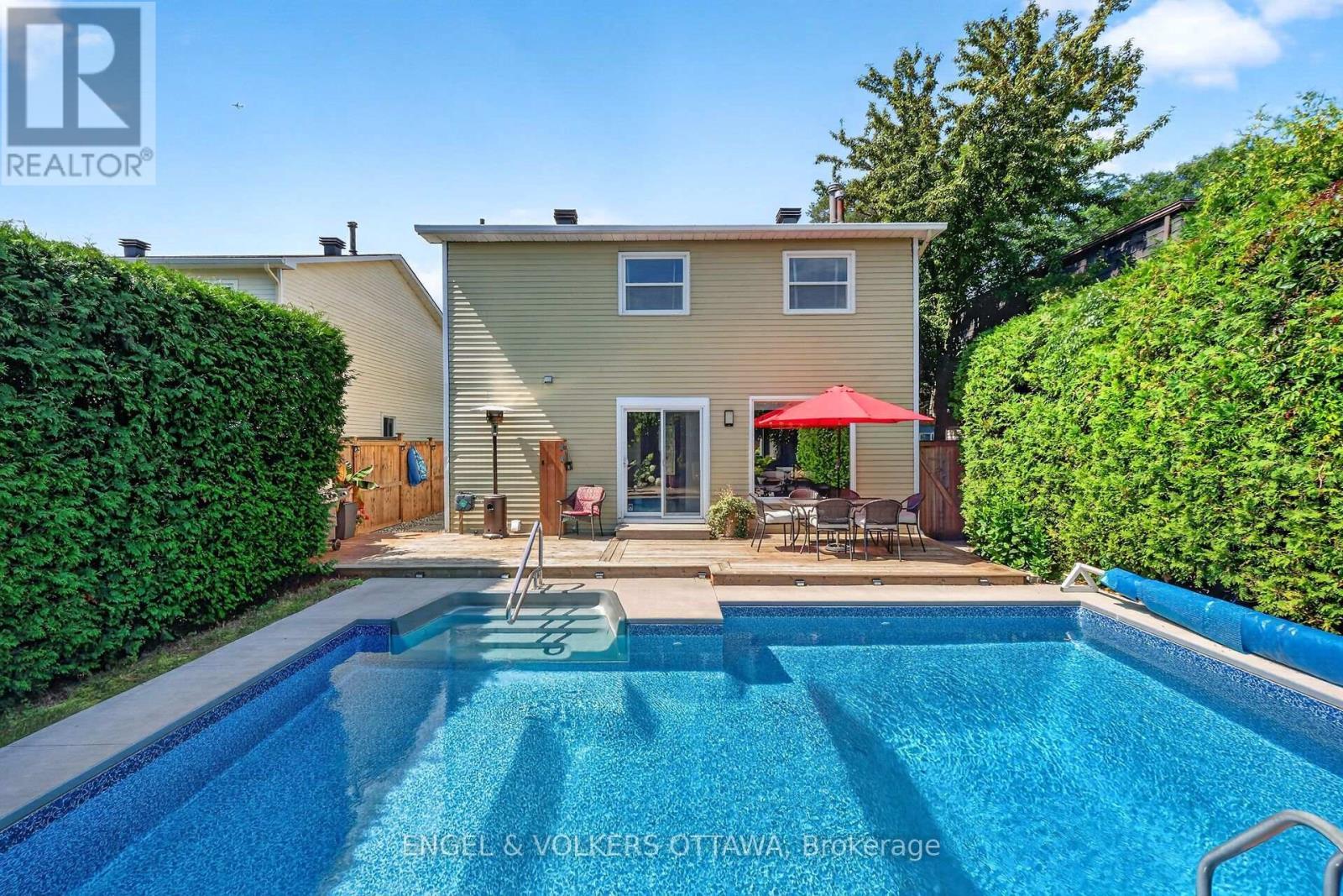 1069 St Germain Crescent, Ottawa, ON - Outdoor With In Ground Pool With Deck Patio Veranda