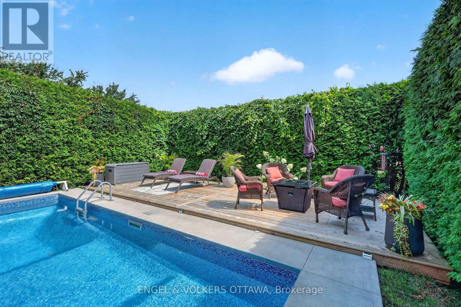 1069 St Germain Crescent, Ottawa, ON - Outdoor With In Ground Pool With Deck Patio Veranda