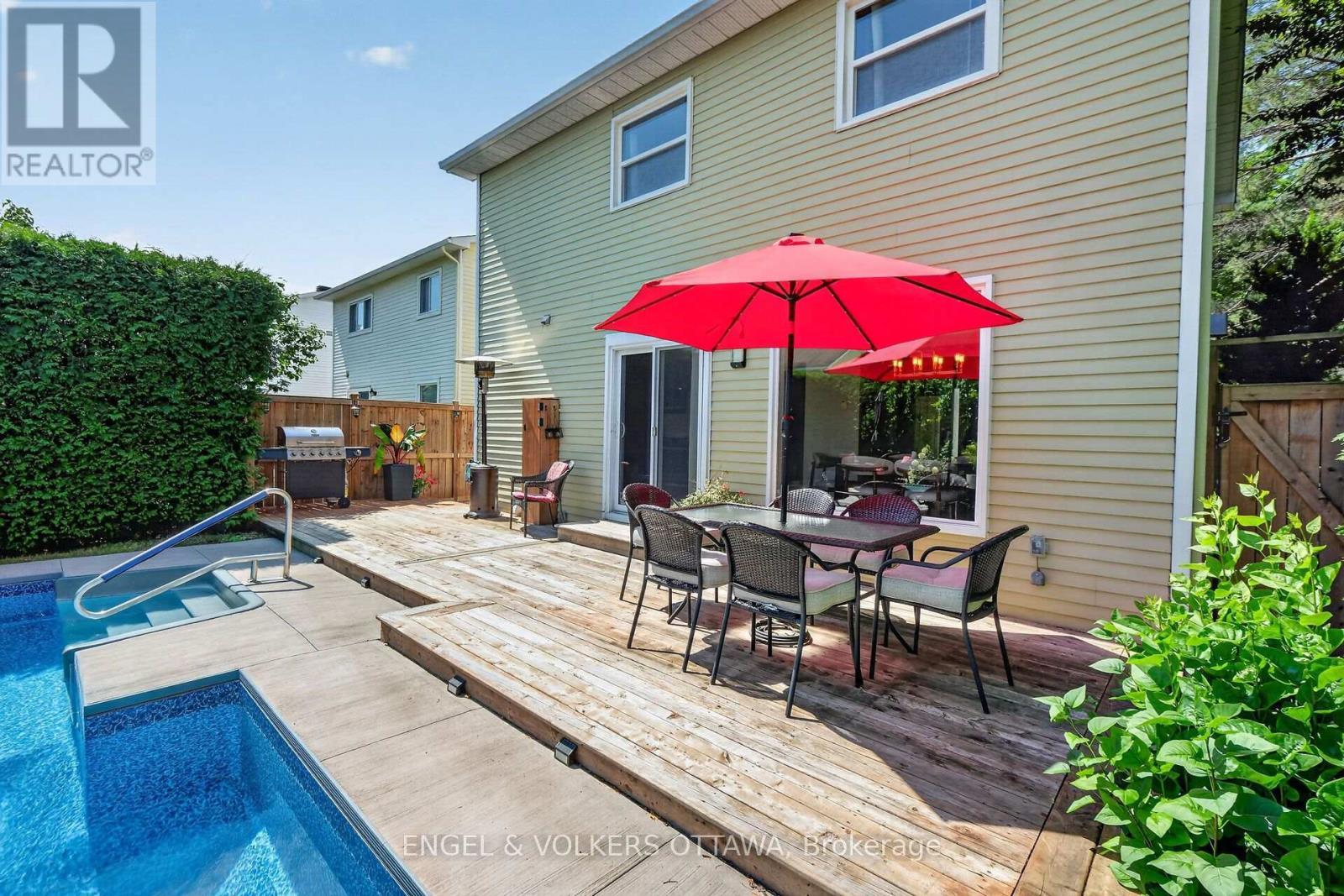 1069 St Germain Crescent, Ottawa, ON - Outdoor With In Ground Pool With Deck Patio Veranda With Exterior