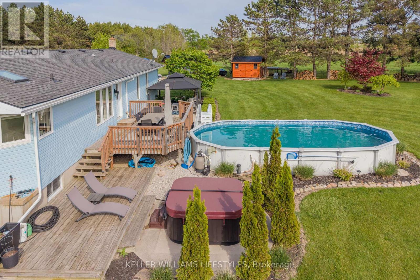 79904 Pondsview Road, Central Huron (Goderich), ON - Outdoor With Above Ground Pool