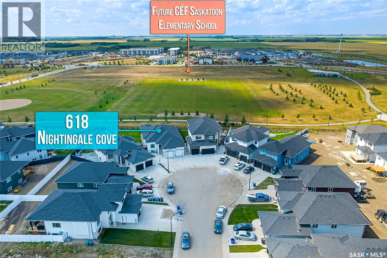 618 Nightingale Cove, Saskatoon, SK - Outdoor With View