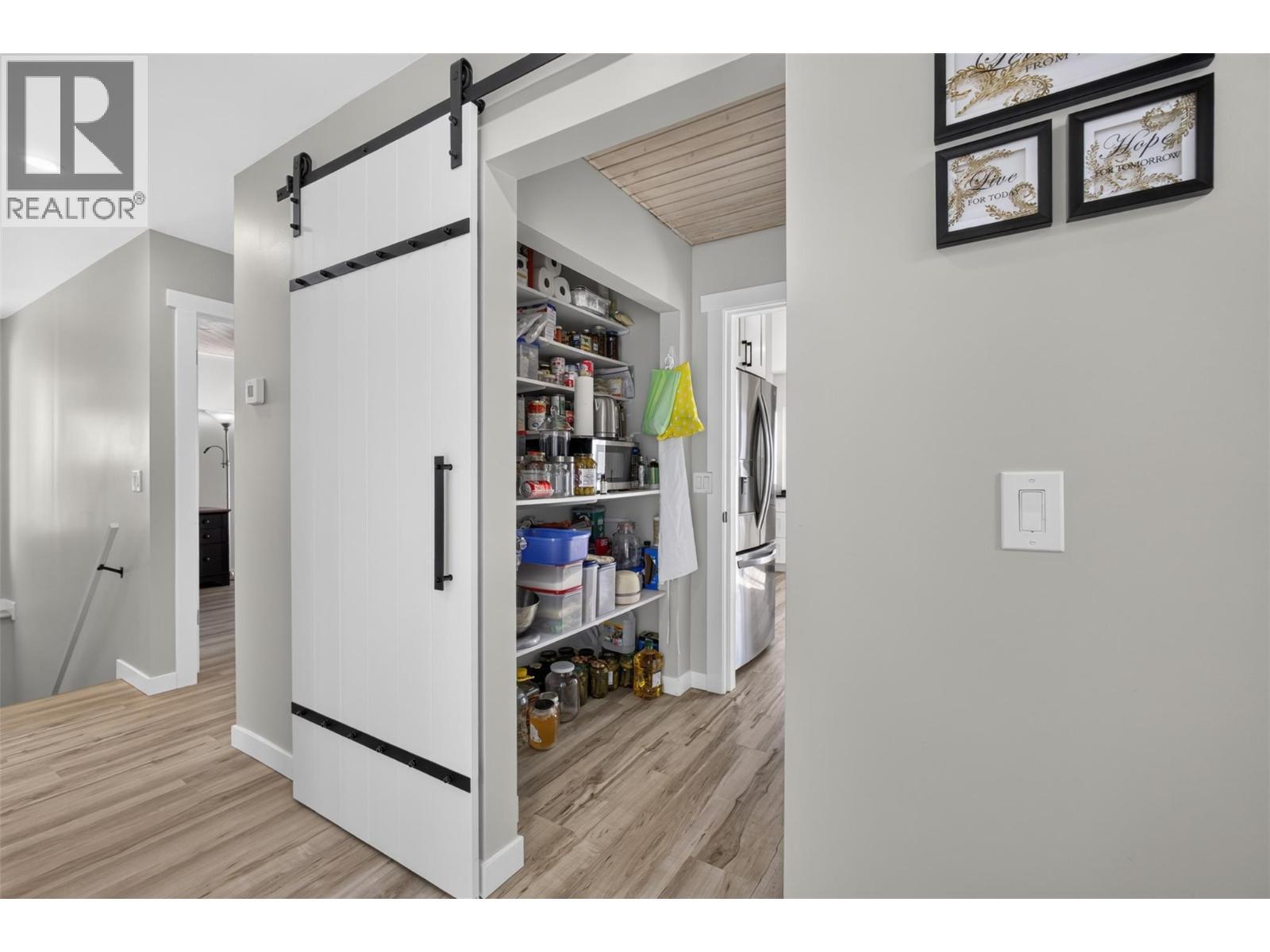 Large pantry nearby - 3491 Fenton Road, West Kelowna, BC - Indoor Photo Showing Bedroom