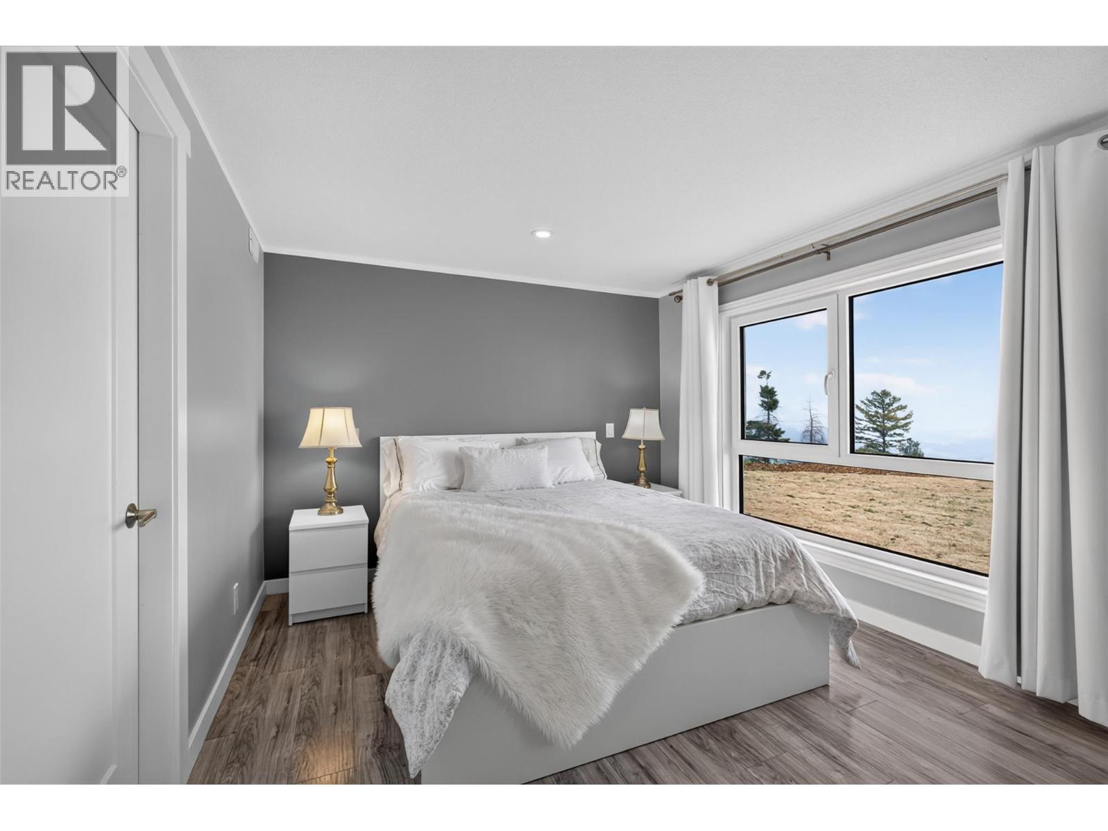 Third bedroom on the lower level - 3491 Fenton Road, West Kelowna, BC - Indoor Photo Showing Bedroom