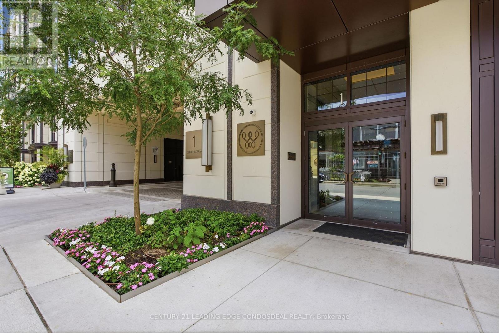 Lobby Door - 503 - 1 Strathgowan Avenue, Toronto, ON - Outdoor