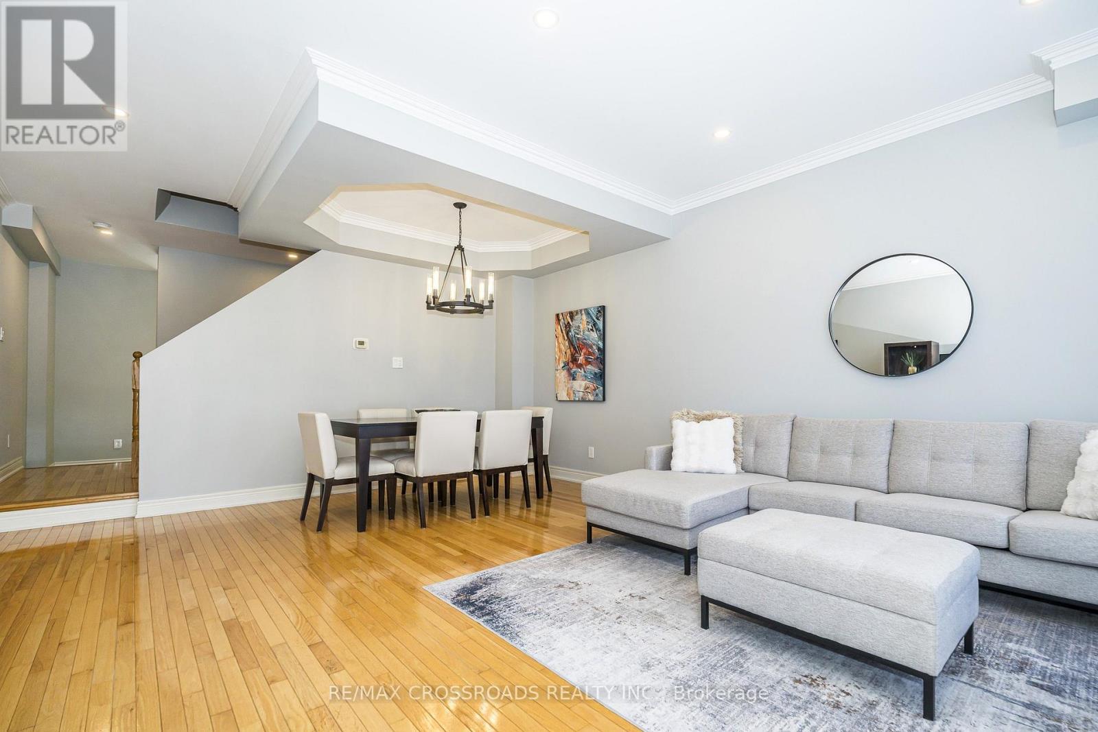 Soaring Ceilings with Pot LIghts - 21A Brian Drive, Toronto, ON - Indoor Photo Showing Living Room