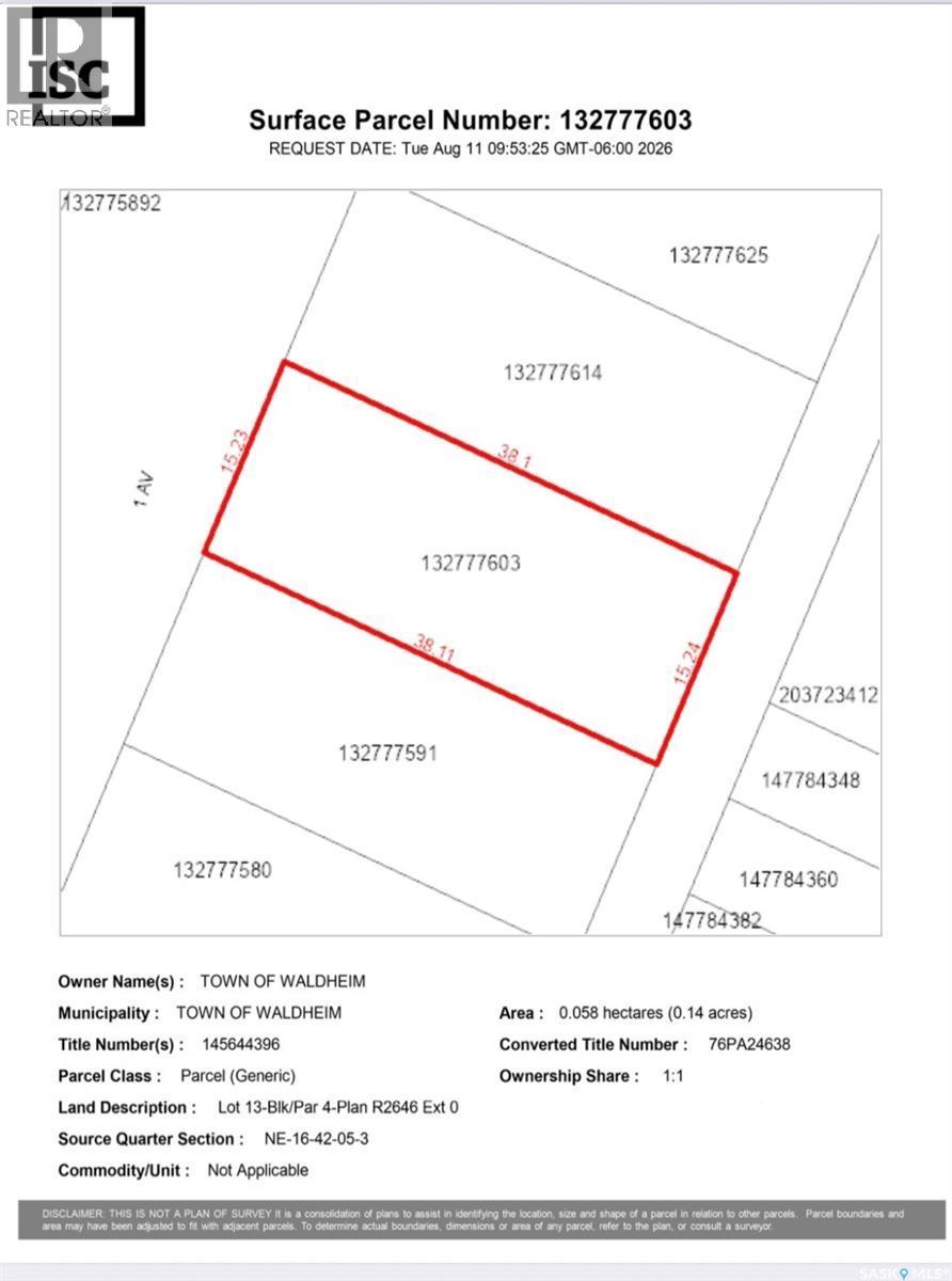 3008 1St Avenue, Waldheim, SK