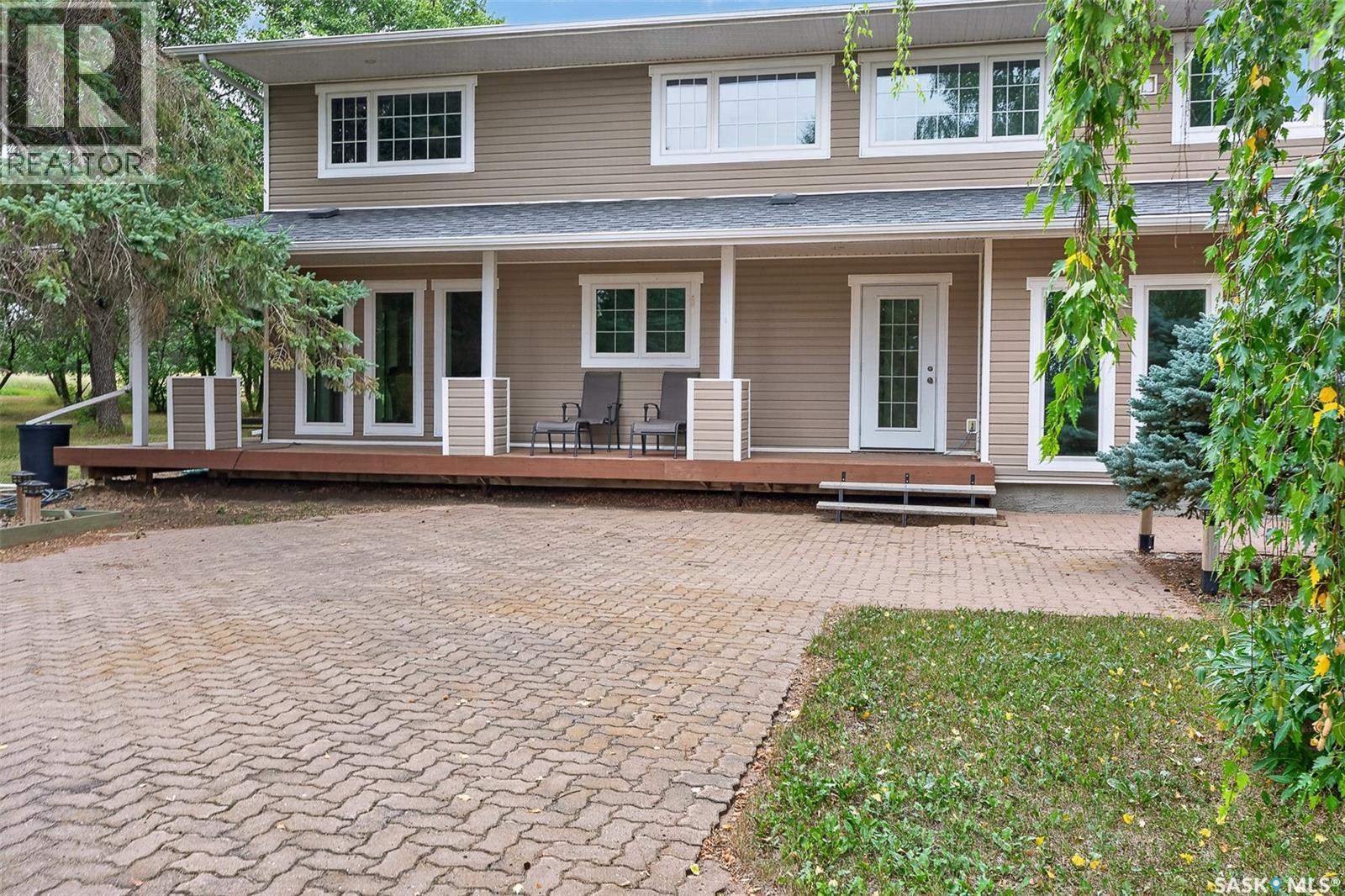 Campbell Acreage, Caron Rm No. 162, SK - Outdoor With Deck Patio Veranda With Facade