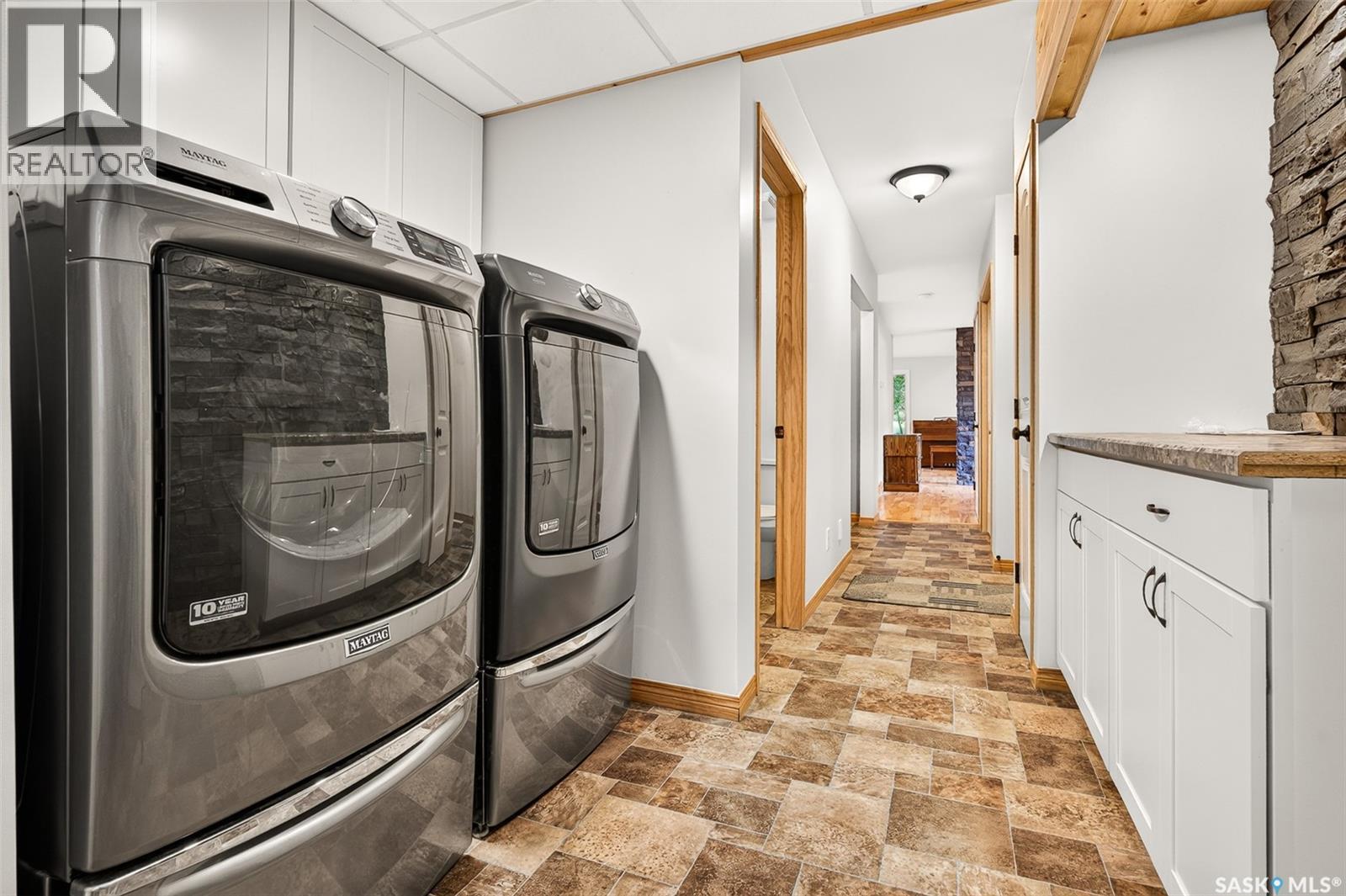 Campbell Acreage, Caron Rm No. 162, SK - Indoor Photo Showing Laundry Room