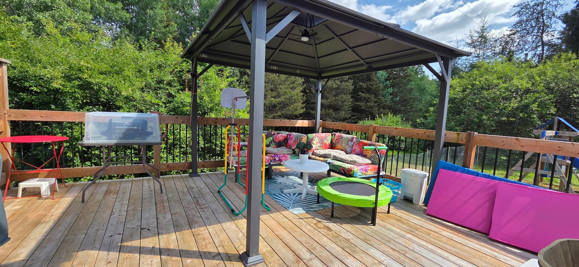 Balcon - 368 Ch. De La Ferme-Joseph, Déléage, QC - Outdoor With Deck Patio Veranda With Exterior