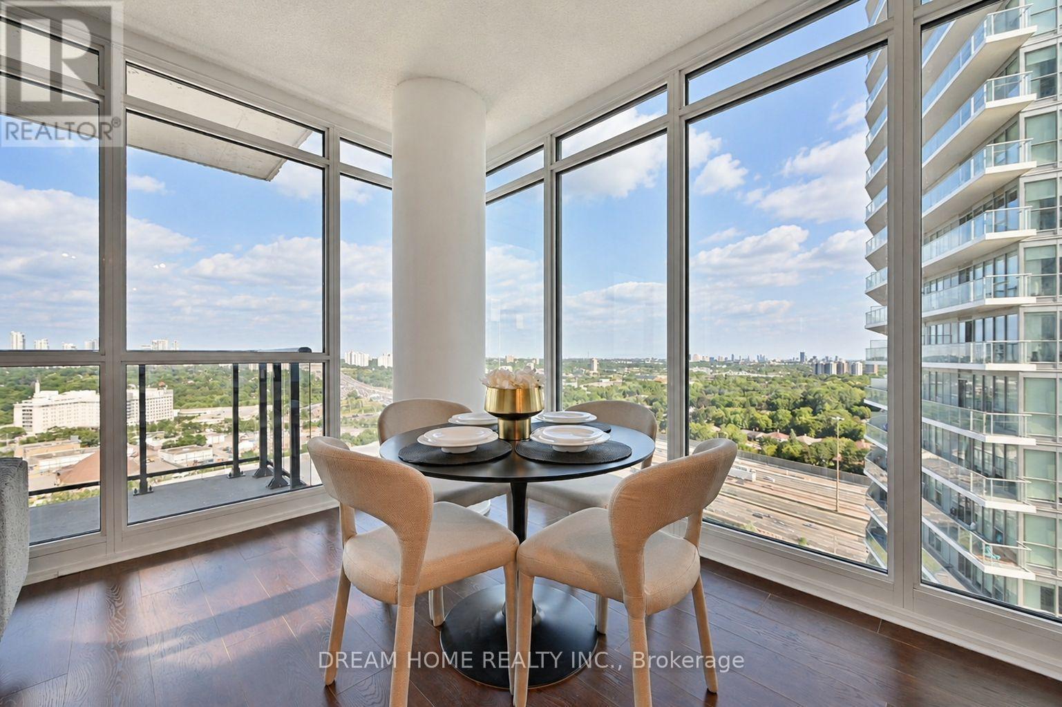 2608 - 121 Mcmahon Drive, Toronto, ON - Indoor Photo Showing Dining Room
