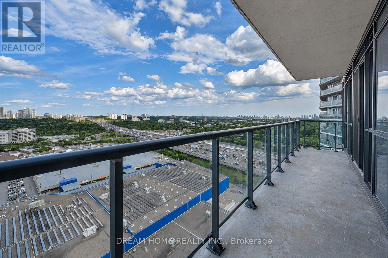 2608 - 121 Mcmahon Drive, Toronto, ON - Outdoor With Balcony With View