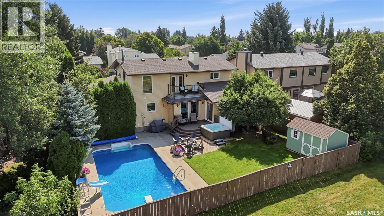 306 Whitewood Road, Saskatoon, SK - Outdoor With In Ground Pool
