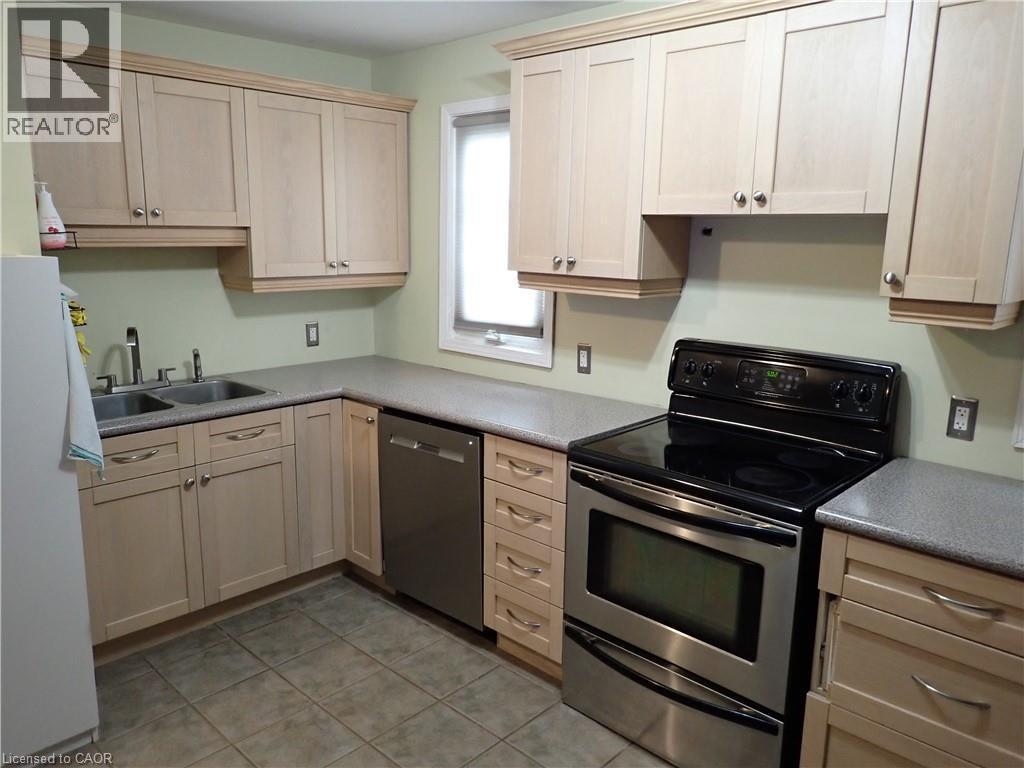 15 Blair Avenue, Hamilton, ON - Indoor Photo Showing Kitchen With Double Sink