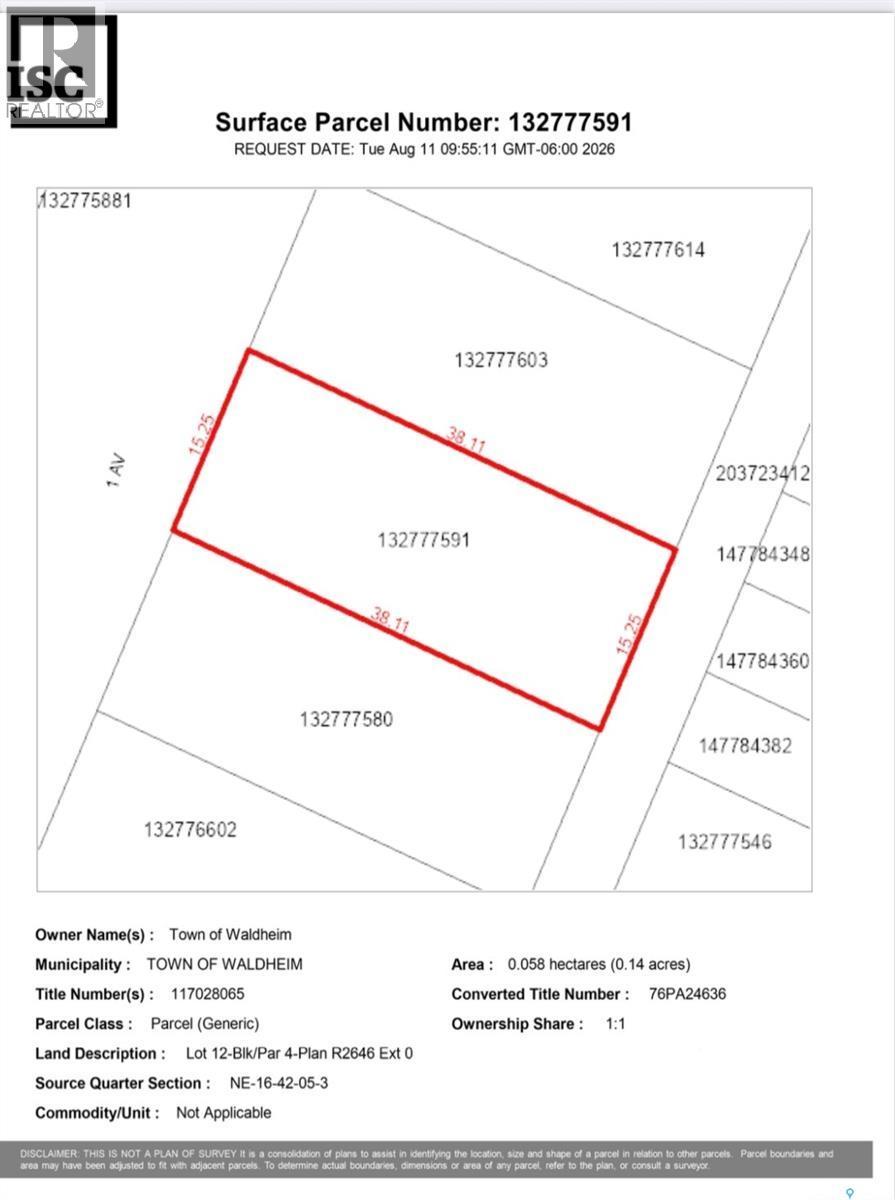 3010 1St Avenue, Waldheim, SK