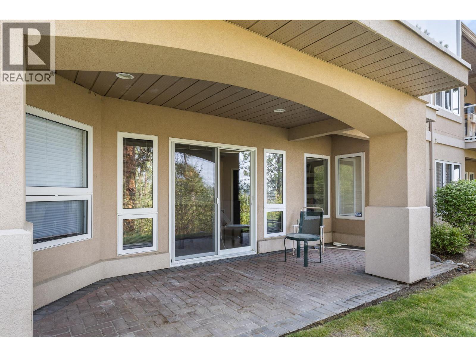 Lower level walkout deck space. - 4400 Gallaghers Drive E Unit# 2, Kelowna, BC - Outdoor With Deck Patio Veranda With Exterior