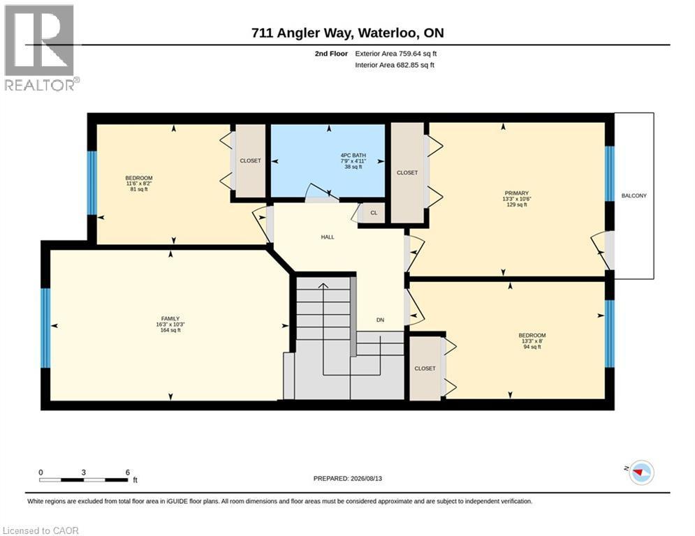 Floor plan - 711 Angler Way, Waterloo, ON - Other