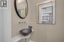 Main floor powder room - 