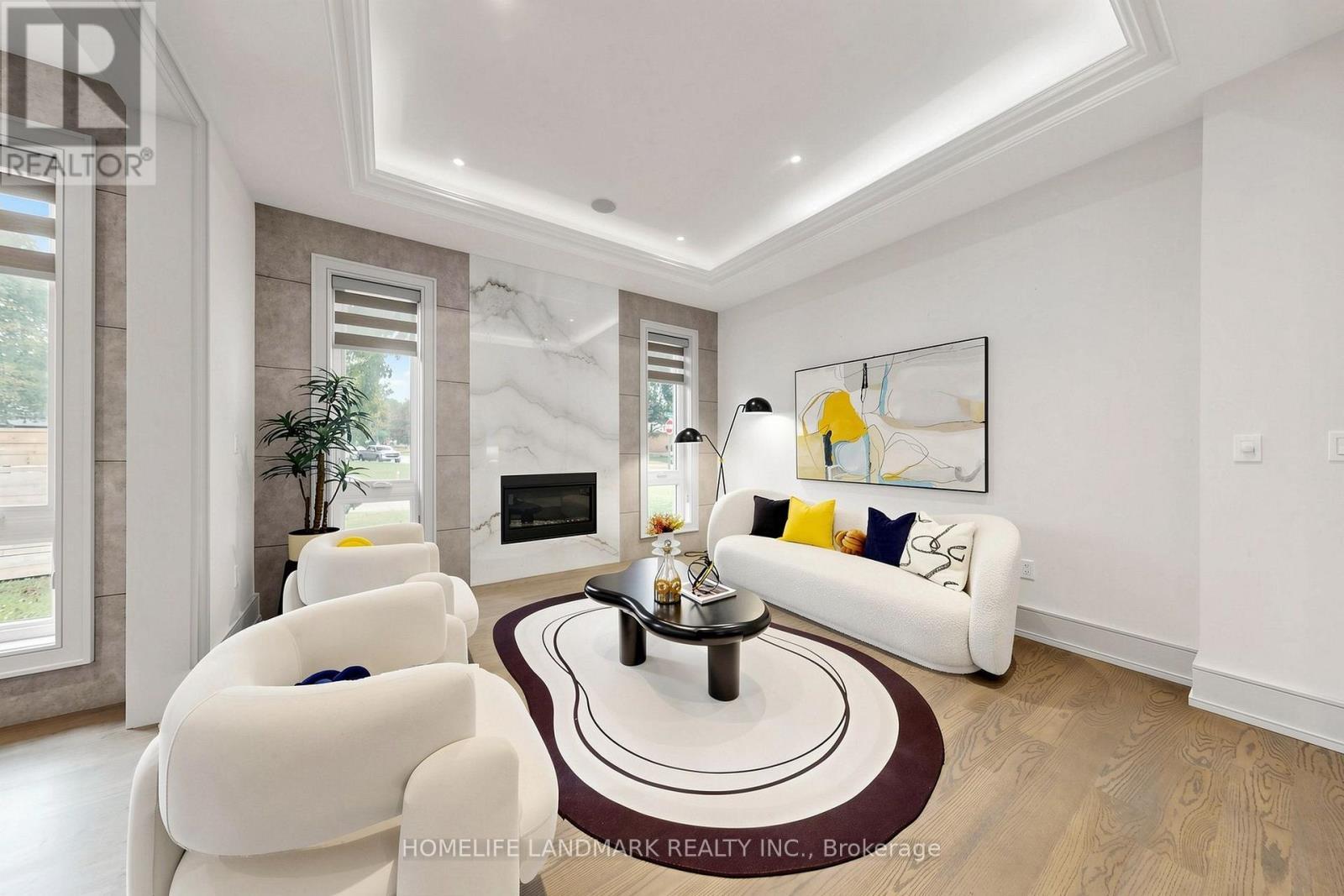 1 Tuscay Court, Markham, ON - Indoor With Fireplace