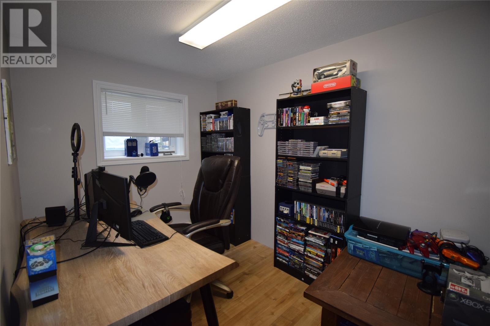 Office or 5 th Bedroom in the basement - 6 Marshall Crescent, Corner Brook, NL - Indoor Photo Showing Office