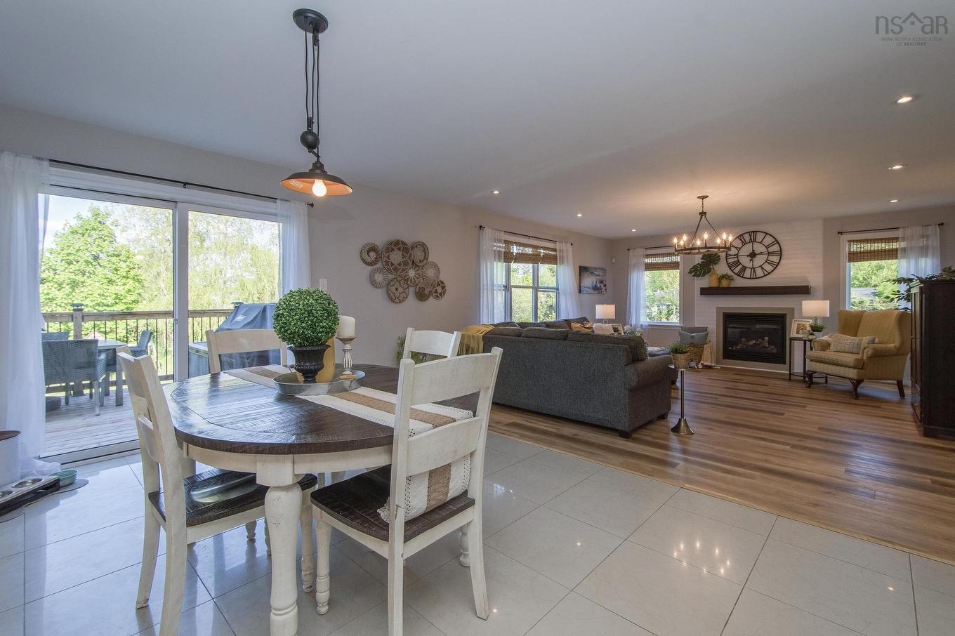 931 King Street, Windsor, NS - Indoor Photo Showing Dining Room With Fireplace
