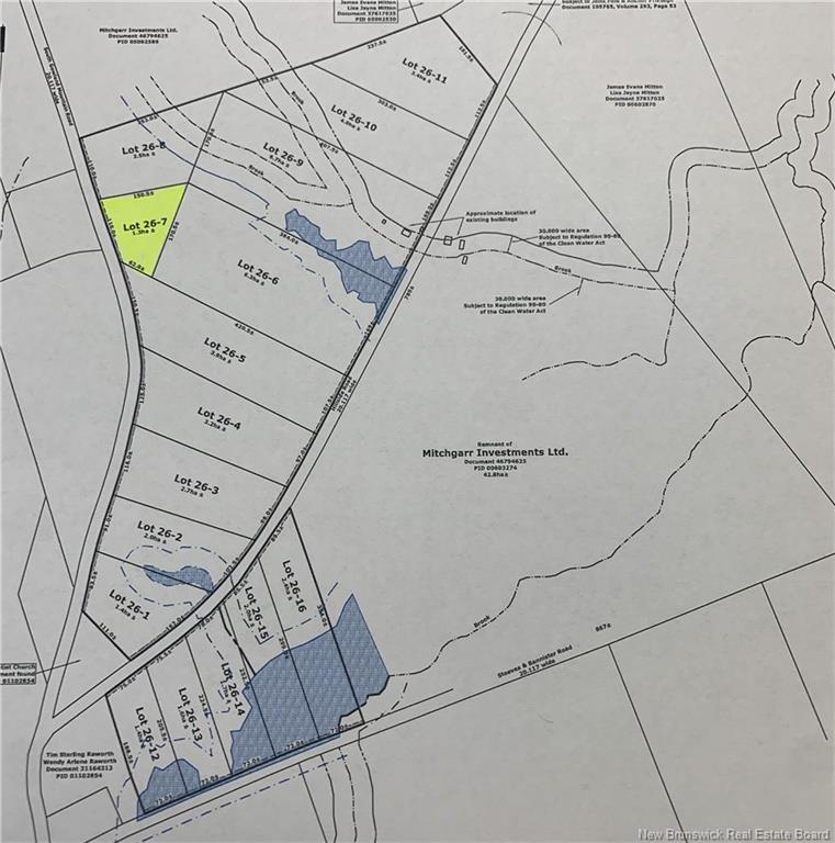 Lot 26-7 Hillside, Elgin, NB