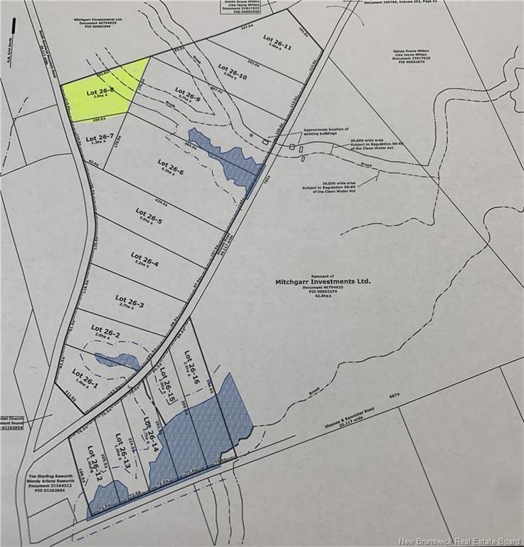 Lot 26-8 Hillside, Elgin, NB