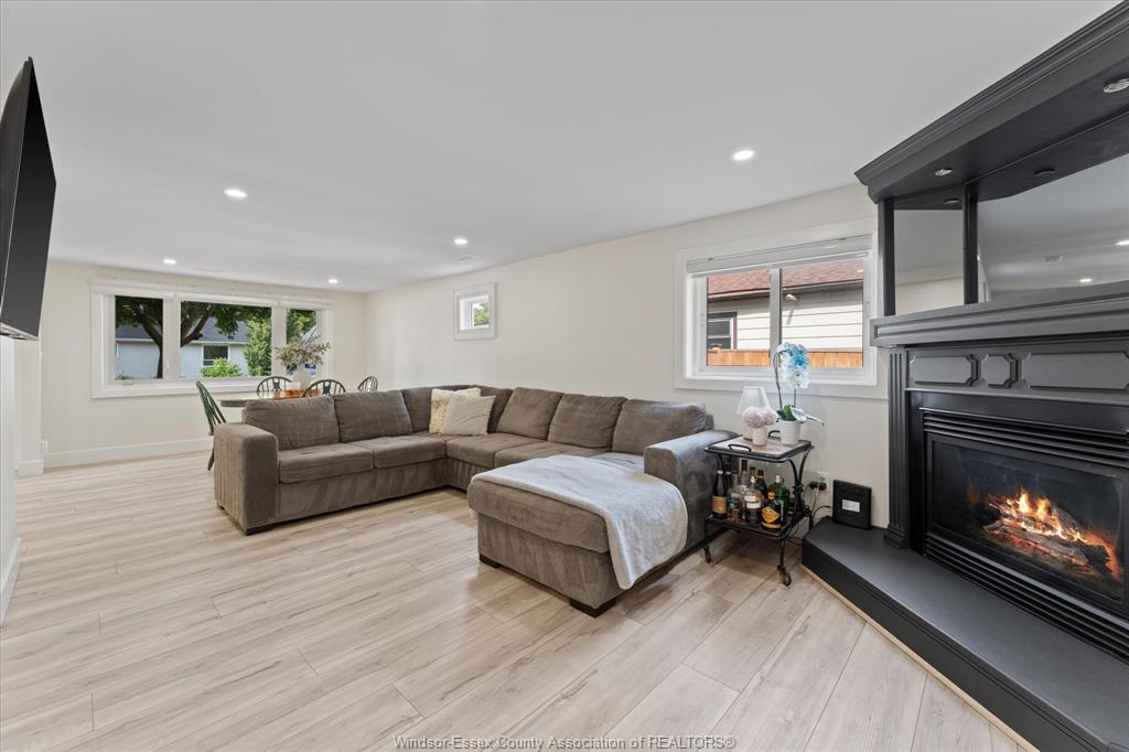 414 St Louis, Belle River, ON - Indoor Photo Showing Living Room With Fireplace