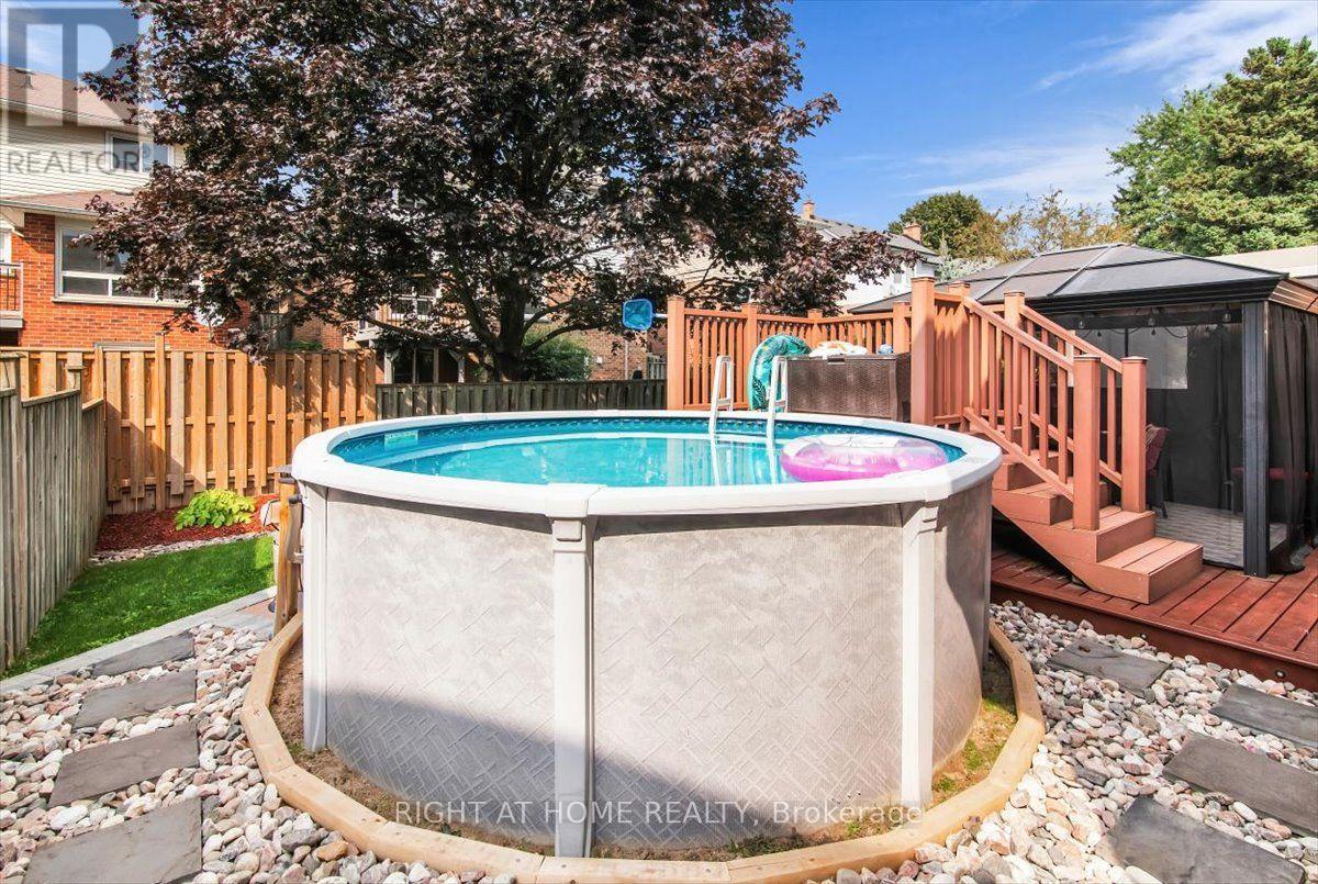 18 Bashford Road, Ajax, ON - Outdoor With Above Ground Pool