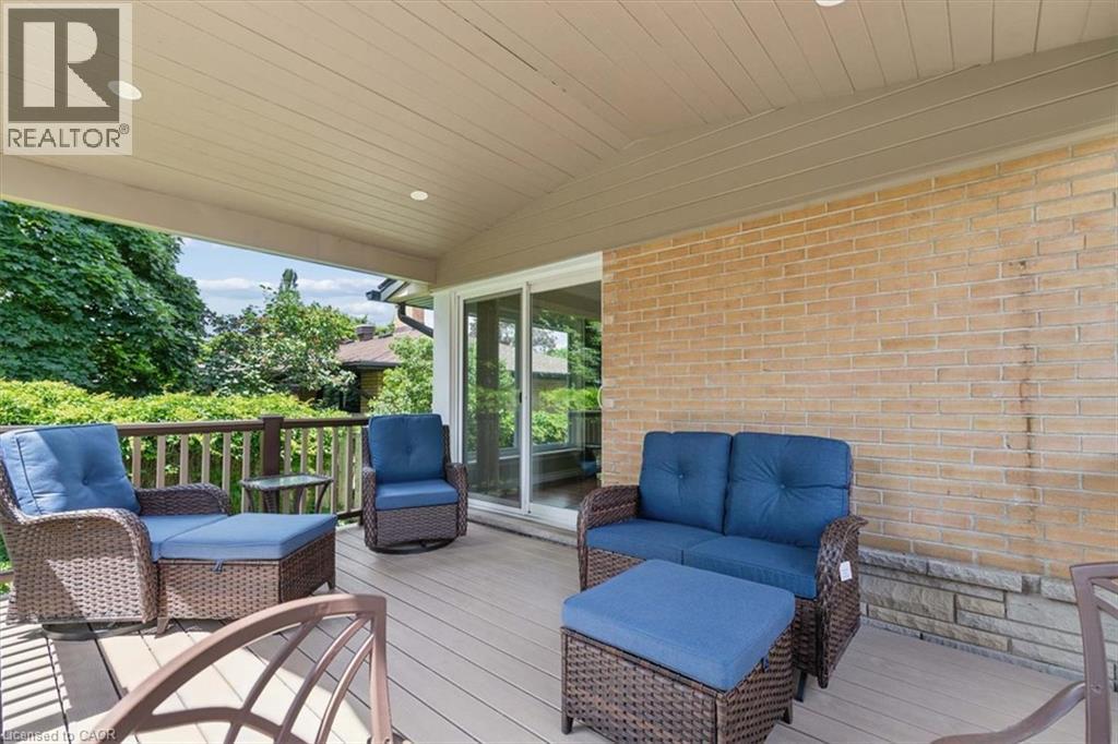 Covered rear deck - 138 Blueridge Avenue, Kitchener, ON