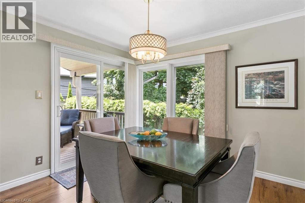 Dining area and deck access - 138 Blueridge Avenue, Kitchener, ON