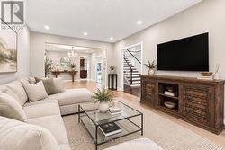 Virtually Staged - Living Room open to Dining Room - 