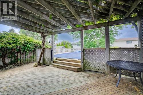 451 Burnett Avenue, Cambridge, ON - Outdoor With Deck Patio Veranda With Exterior