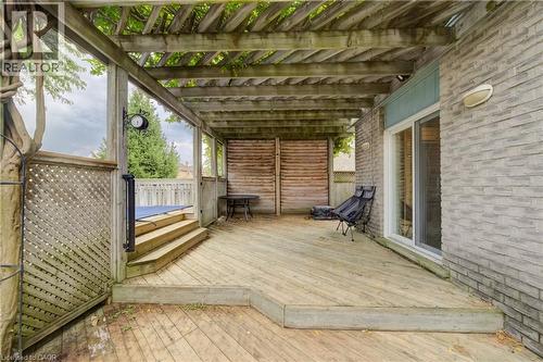 451 Burnett Avenue, Cambridge, ON - Outdoor With Deck Patio Veranda With Exterior