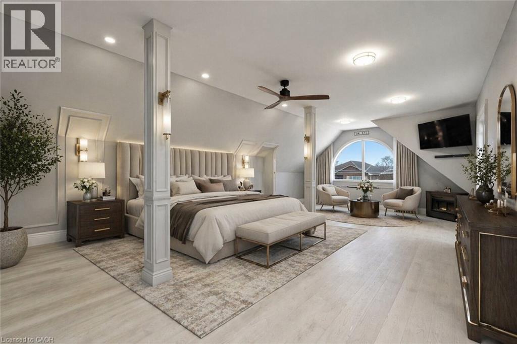 Virtually Staged Photo - 207 Beach Boulevard, Hamilton, ON - Indoor Photo Showing Bedroom