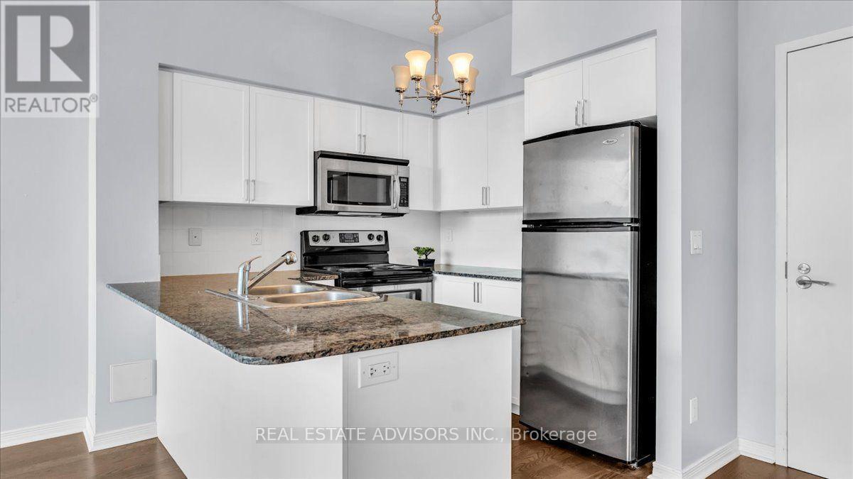 204 - 15 Legion Road, Toronto, ON - Indoor Photo Showing Kitchen With Stainless Steel Kitchen With Double Sink