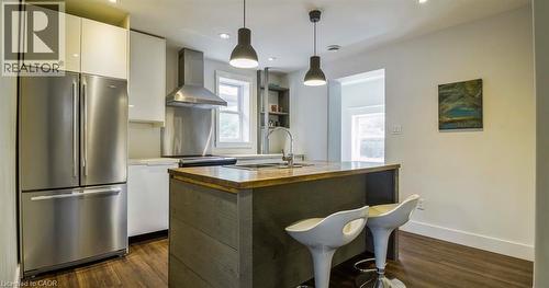 217 Caroline Street S, Hamilton, ON - Indoor Photo Showing Kitchen With Upgraded Kitchen