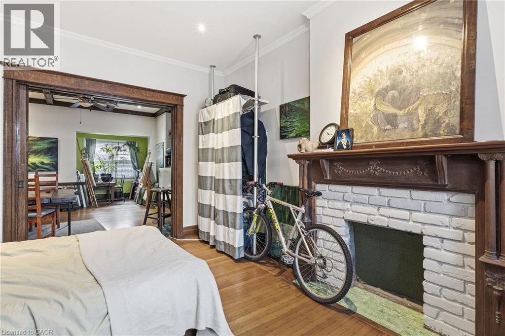217 Caroline Street S, Hamilton, ON - Indoor With Fireplace
