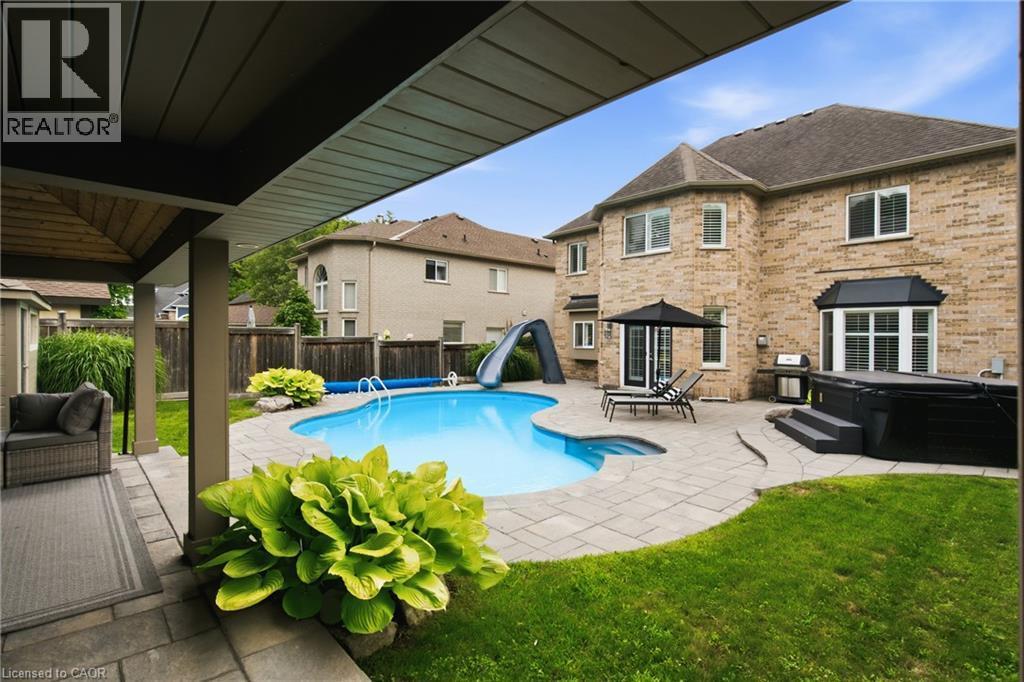 150 Davidson Boulevard, Dundas, ON - Outdoor With In Ground Pool With Deck Patio Veranda With Exterior